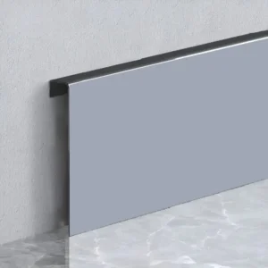 Металлический Плинтус MetraLine Светло Серый 02