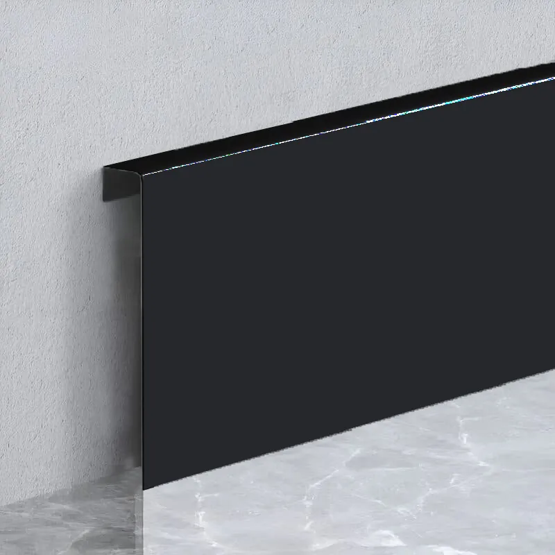 Металлический Плинтус MetraLine Черный 04