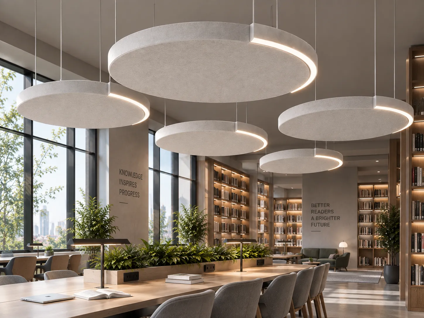 Акустический потолок MLC Aura Light 180 D1000