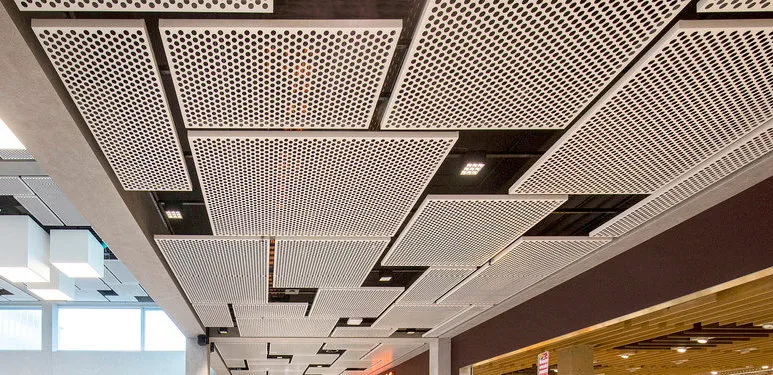 Акустический потолочный остров MLC AeroPerfo 1200x600